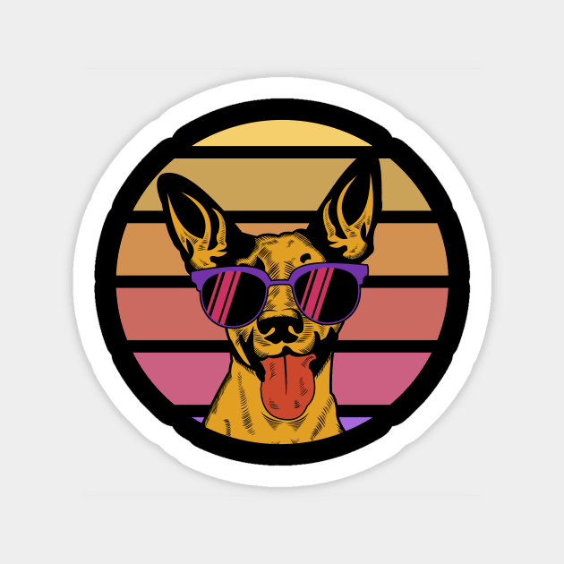 Cool vintage dog Sticker by Maxs